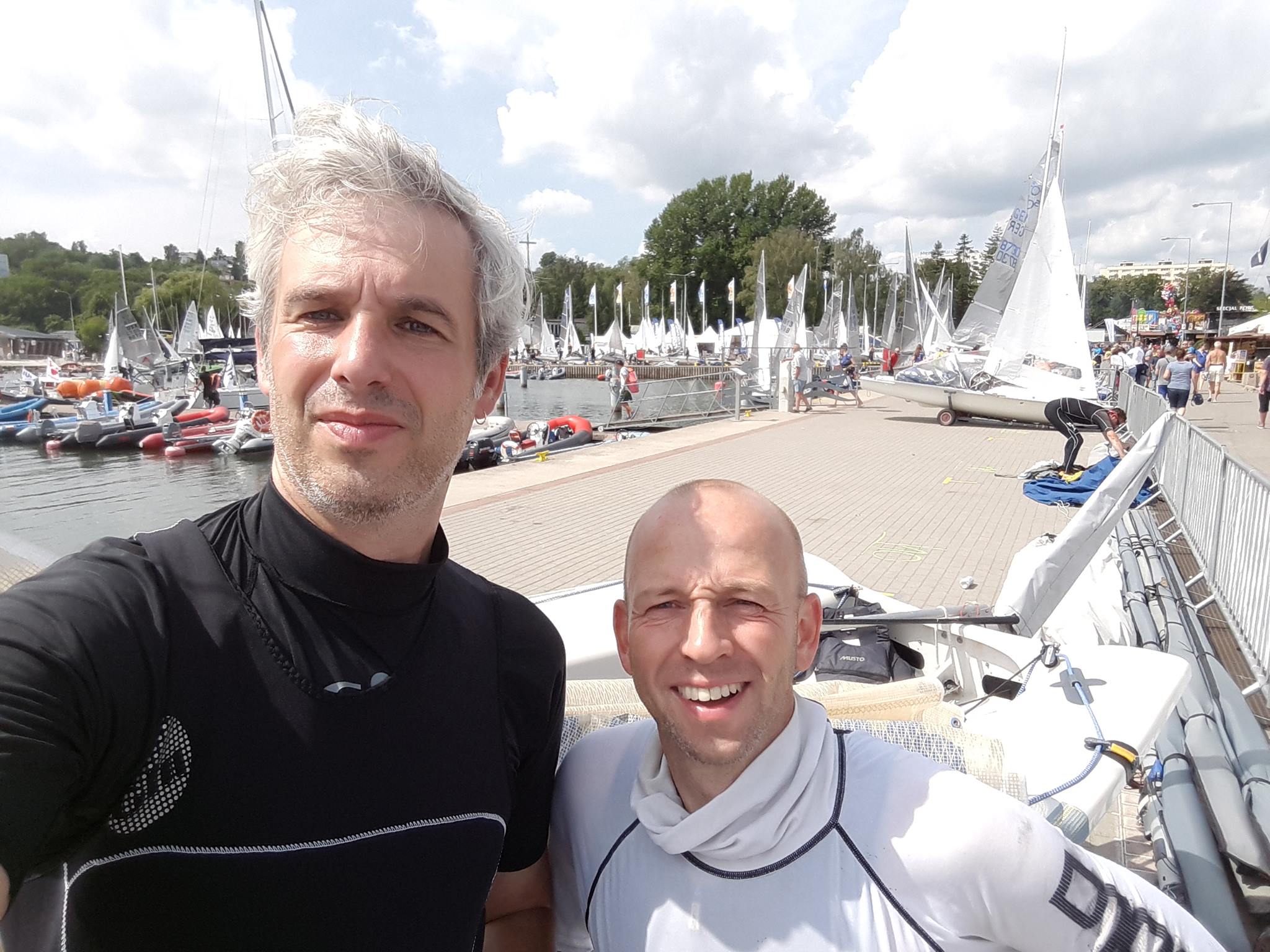 Sascha und Robert bei den SAP 505 Worlds 2018 in Gdynia Polen