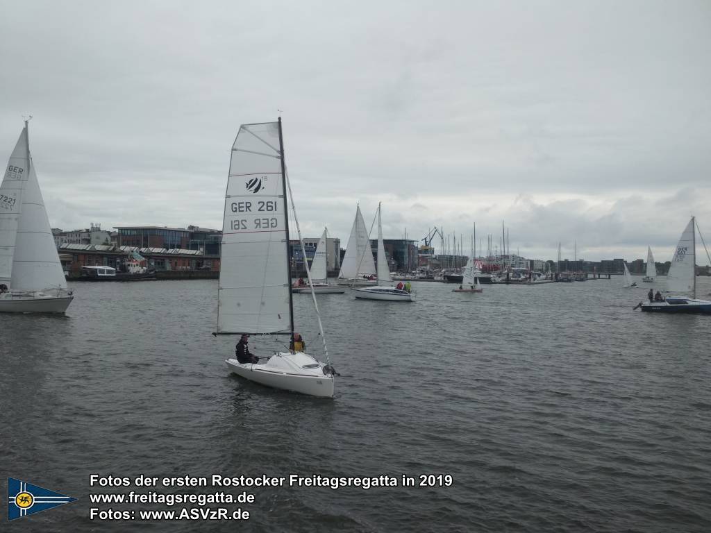 erste Freitagsregatta in ROstock 10.05.2019