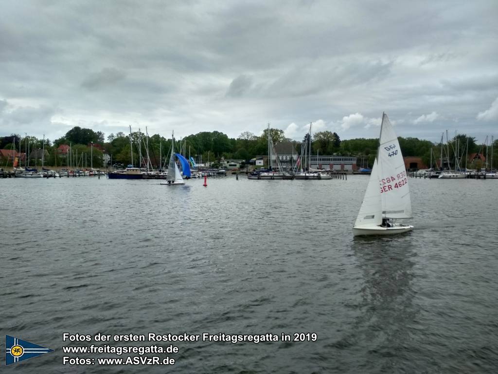 erste Freitagsregatta in ROstock 10.05.2019 - 505 GER8697