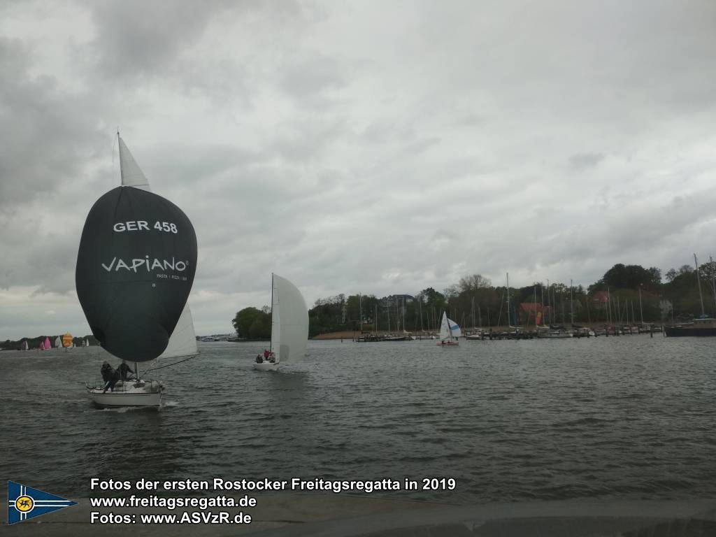 erste Freitagsregatta in ROstock 10.05.2019