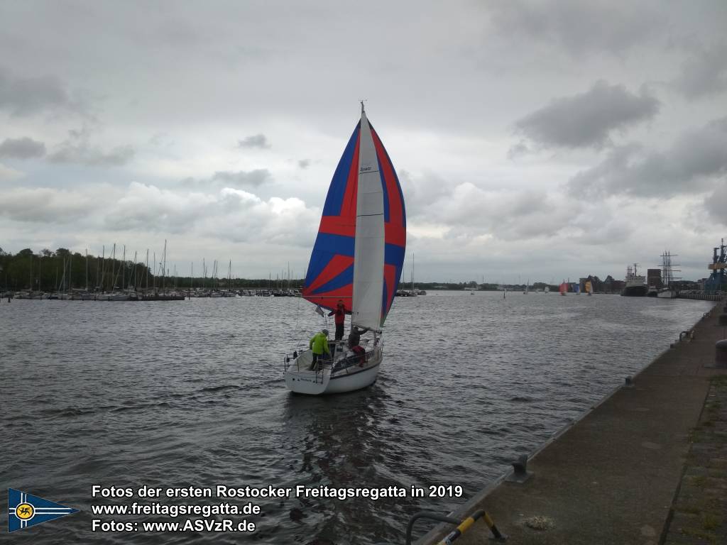erste Freitagsregatta in ROstock 10.05.2019
