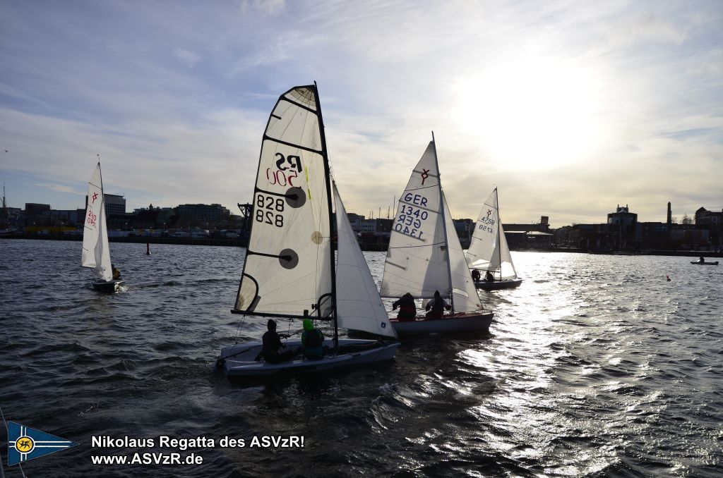 Nikolaus Regatta in Rostock 2019 - der Start