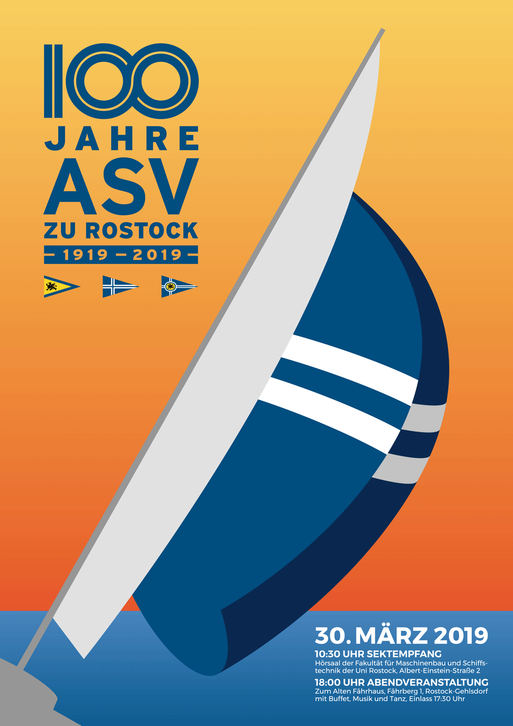 Plakat 100 Jahre ASV