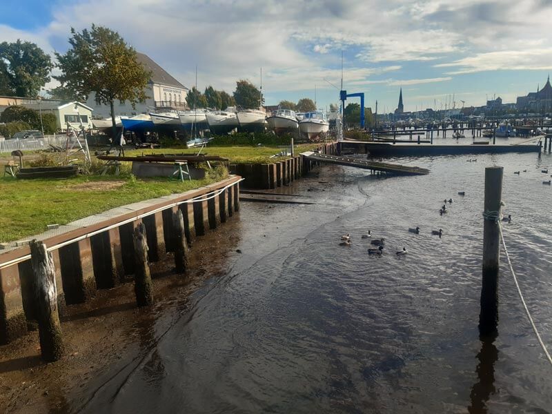 Niedrigwasser Rostock 22.10.2020