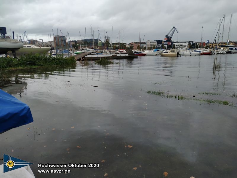 hochwasser rostock 2020 10 14 6