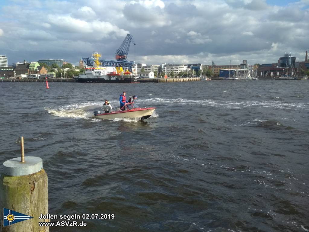 jollen segeln Laser, RS Aero, RS500, Starkwind Rostock 02.07.2019