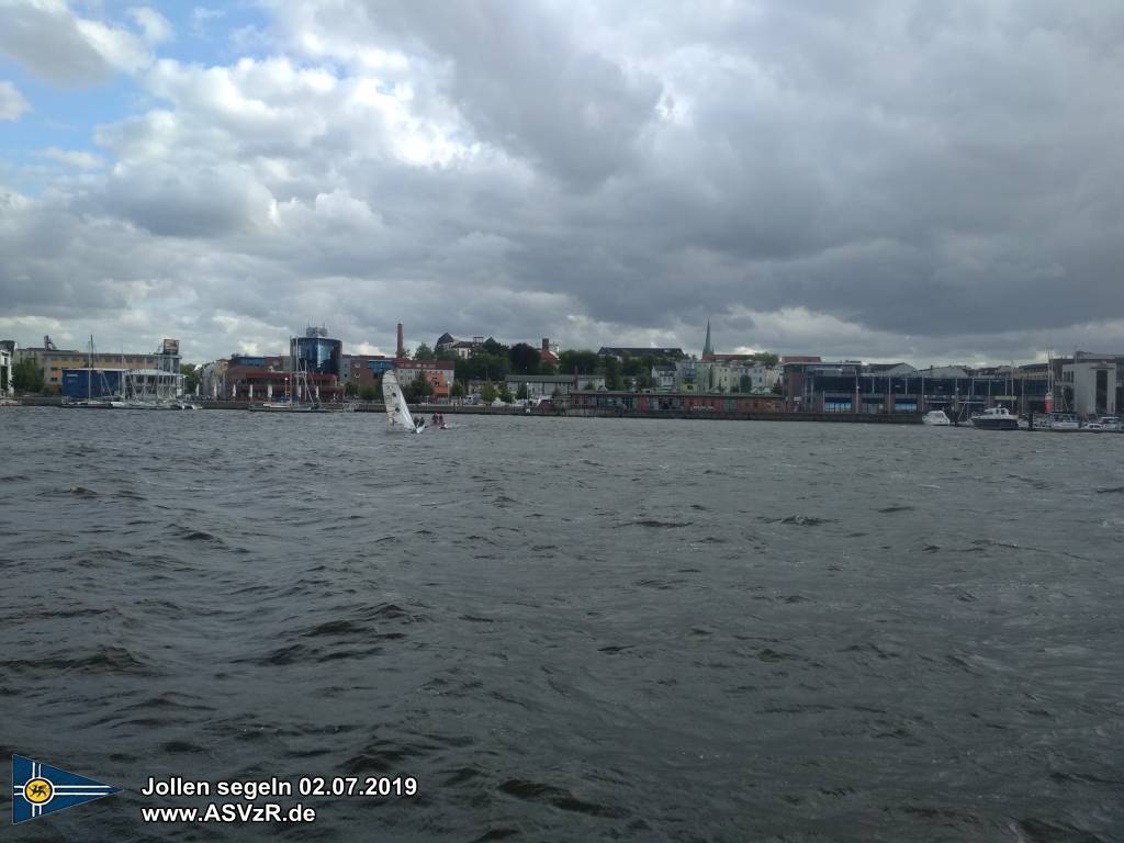 jollen segeln Laser, RS Aero, RS500, Starkwind Rostock 02.07.2019