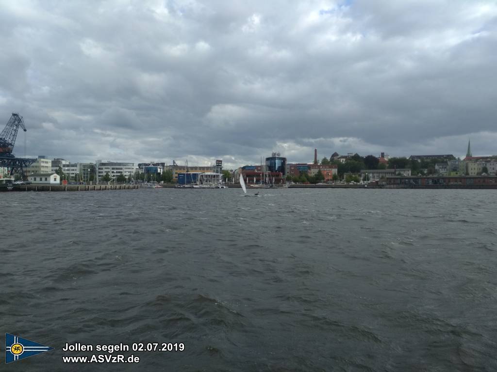 jollen segeln Laser, RS Aero, RS500, Starkwind Rostock 02.07.2019