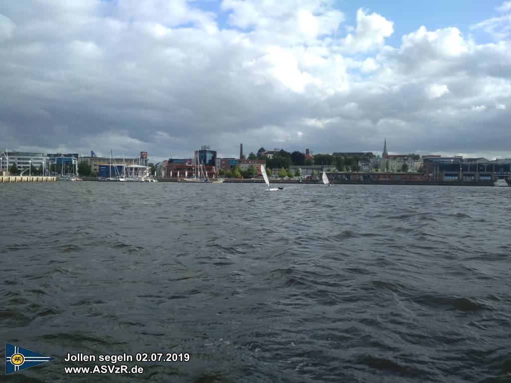 jollen segeln Laser, RS Aero, RS500, Starkwind Rostock 02.07.2019