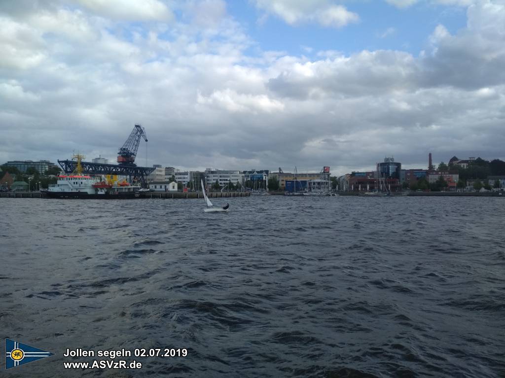 jollen segeln Laser, RS Aero, RS500, Starkwind Rostock 02.07.2019