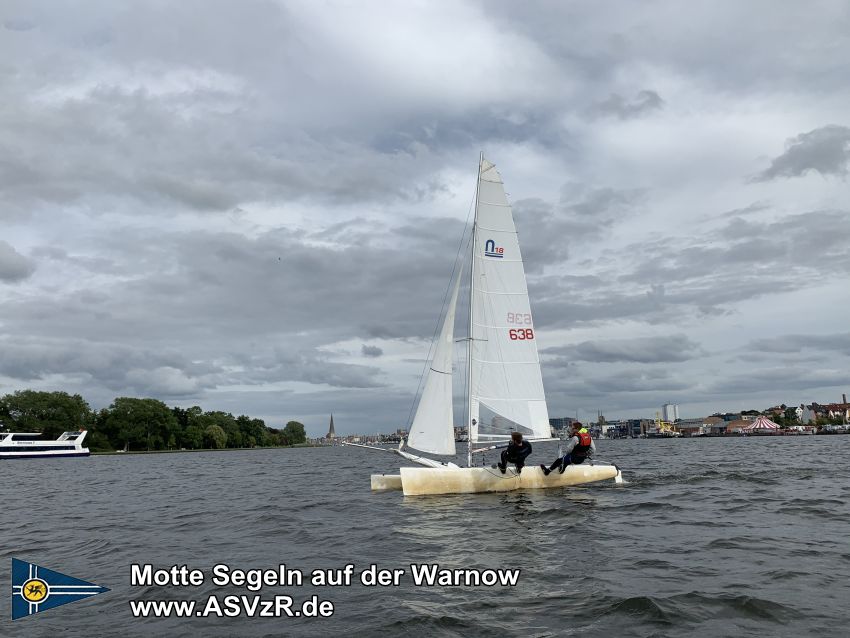 Nacra Katamaran segeln in Rostock